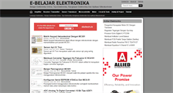 Desktop Screenshot of e-belajarelektronika.com